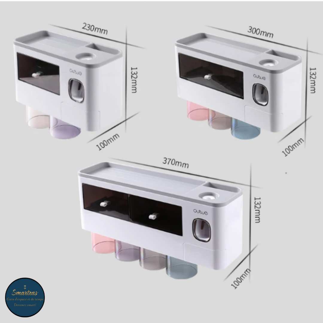 Distributeur de dentifrice mural